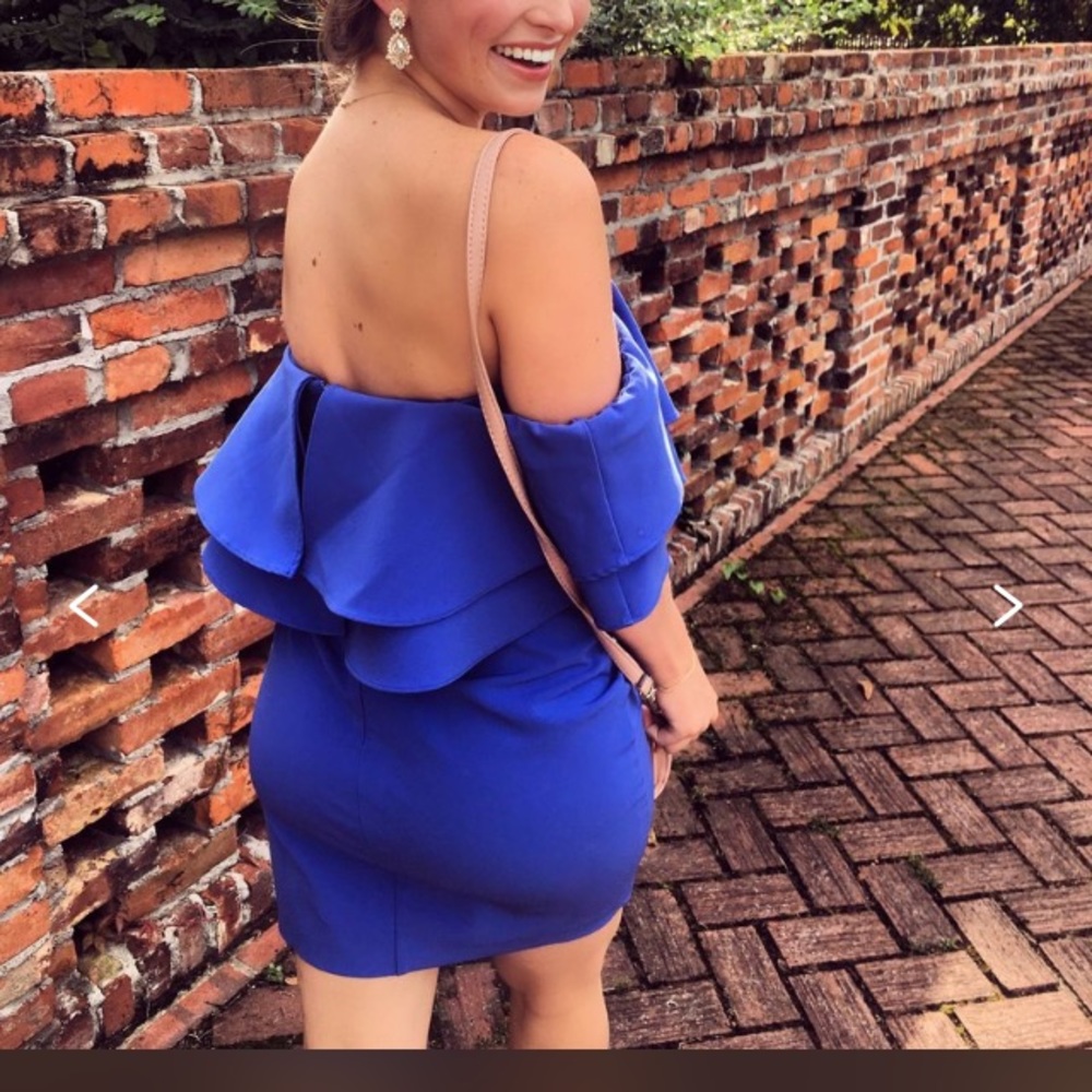 Parker Harper NWT off the shoulder ruffled dress